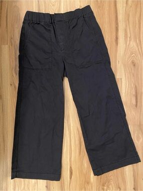 GAP Black Wide-Leg Pants